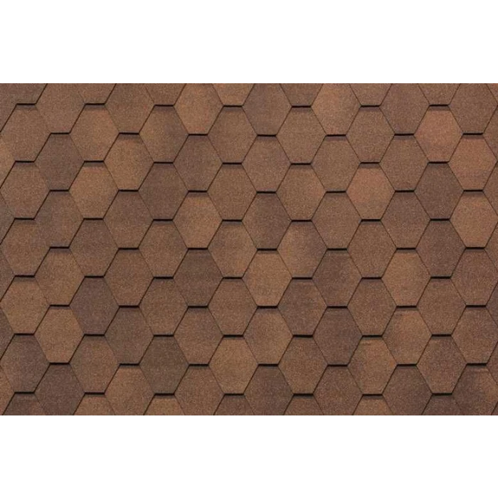 Гибкая черепица Тегола Comfort Вест Светло-коричневый